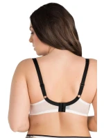 Dámska podprsenka 840 Black & white - GORSENIA Dámska podprsenka 840 Black & white - GORSENIA