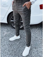 Pánske tmavosivé nohavice FashionStreet UX4404