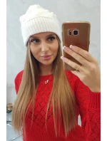 Dámska čiapka Leonia K342 biela