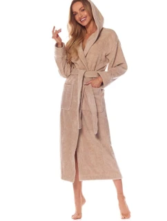 Dámsky župan L&L 2102 dlhý 4XL