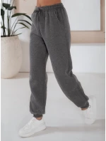 Dámske tmavosivé tepláky KEILI FashionStreet AY0647