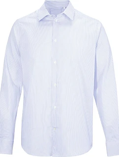 NEOBLU Baptiste Women Mikrokeprová blúzka s dlhými rukávmi 24.4339 modré pruhy