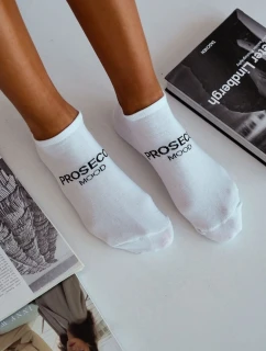 Dámske ponožky PROSECCO MOOD White-Black