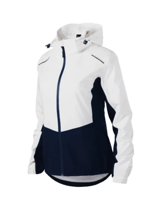 Dúhová bunda pre ženy biela