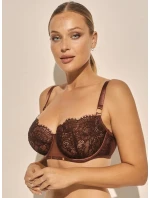 Mäkká podprsenka Kinga SC-1136 Praline