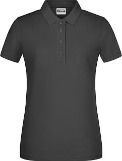 Daiber 8009 Dámske polo tričko z bio bavlny 02.8009 čierne