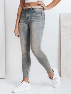 Dámske skinny push up džínsy modré FashionStreet UY2796