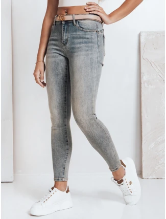 Dámske skinny push up džínsy modré FashionStreet UY2796
