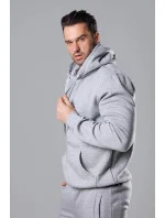 Svetlosivá pánska mikina s kapucňou (68B2009-2) Svetlosivá pánska mikina s kapucňou (68B2009-2)