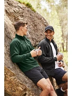 Mikina Fruit of the Loom Premium Sweat Jacket 16.2228 čierna