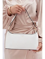 Kožená taška Bílá Tielle