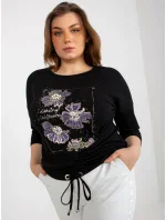 Dámska blúzka RV BZ 8457.47P čierna - FPrice