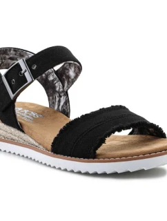 Skechers Espadrilles Sandále BOBS Adobe Princess W 113541-BLK