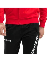 Givova Tuta tepláková súprava Givova One M TT012 1210 červená/čierna Givova Tuta tepláková súprava Givova One M TT012 1210 červená/čierna