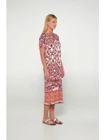 Vamp - Dlhé šaty s potlačou 20487 - Vamp Vamp - Dlhé šaty s potlačou 20487 - Vamp