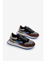 Sneakersy Męskie Big Star NN174322 Memory Foam System Brązowo-Czarne Sneakersy Męskie Big Star NN174322 Memory Foam System Brązowo-Czarne