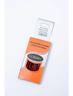 Červené voskované tenké šnúrky Corbby