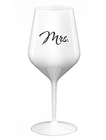 MRS. - biely nerozbitný pohár na víno 470 ml