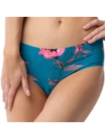 Dámske nohavičky Simple Classic Wild Rose Petrol Patterned - Julimex