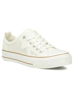 Filippo DTN7856 dámske biele sieťované tenisky