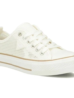 Filippo DTN7856 dámske biele sieťované tenisky