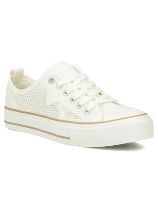 Filippo DTN7856 dámske biele sieťované tenisky