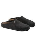 Birkenstock Zermatt Cozy Home Anthracite Vlnené plstené papuče Regular Wide (1014938)