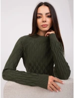 Sveter AT SW 2326.37X tmavá khaki