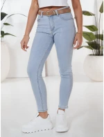Dámske úzke džínsy BLUEVIBE blue FashionStreet UY2679