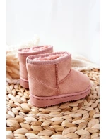 Detské teplé snežnice Suede Pink Gooby Detské teplé snežnice Suede Pink Gooby
