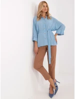 Košeľa LK KS 509698.79 modrá