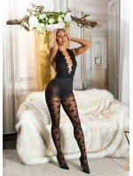 Dámske pančuchy s potlačou kohúta SH6016 čierne - In-Stylefashion Dámske pančuchy s potlačou kohúta SH6016 čierne - In-Stylefashion