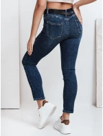 Dámske džínsové nohavice BEVINO tmavomodré FashionStreet UY2200