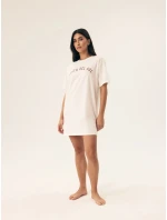 Dámska nočná košeľa 42675 Nimes cream - HENDERSON Dámska nočná košeľa 42675 Nimes cream - HENDERSON