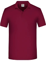 Daiber JN 874 Pánske pracovné polo z bio piqué 02.0874 wine Daiber JN 874 Pánske pracovné polo z bio piqué 02.0874 wine