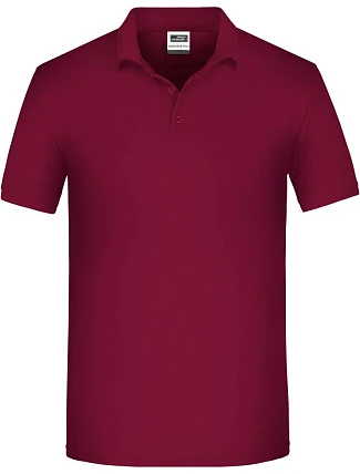 Daiber JN 874 Pánske pracovné polo z bio piqué 02.0874 wine Daiber JN 874 Pánske pracovné polo z bio piqué 02.0874 wine