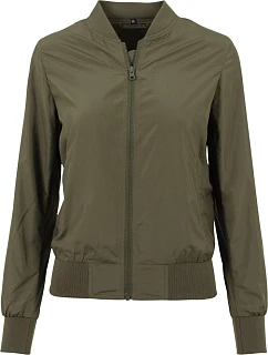 Build your Brand BY 044 Dámska bomberová bunda 56.0044 tmavo olivová