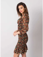 Šaty 328 SK 50024.52 čierna a béžová