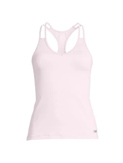 CASALL Športové tričko s výstrihom do V Racerback pink