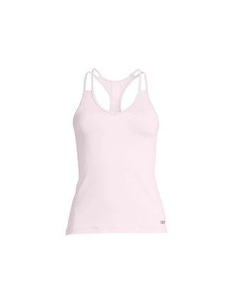 CASALL Športové tričko s výstrihom do V Racerback pink