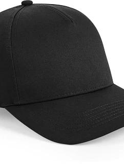 Beechfield B 649 5-panelová snapbacková čiapka „Urbanwear“ 53.0649 čierna