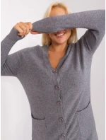 PM SW PM731 Sveter.34P tmavo šedá