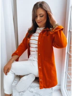 Dámska oranžová košeľová bunda CALIFORNICATION FashionStreet TY3523 Dámska oranžová košeľová bunda CALIFORNICATION FashionStreet TY3523
