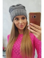 Dámska čiapka Elora K336 tmavo šedá