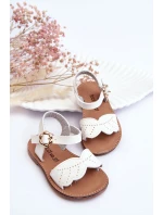 Klasyczne Dziecięce Sandały Białe Izzy