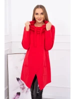 Tunika nadmernej veľkosti 0017 červená - Kesi