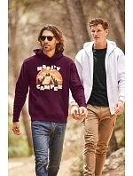 Fruit of the Loom Premium mikina s kapucňou 16.2034 tmavomodrá