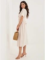 Šaty MI SK A5449.92 svetlo béžové