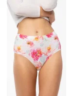 Pivoňka Jednoduché maxi nohavičky bielo-červené - Julimex