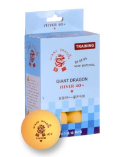 SPORT Silver 40+ pingpongová loptička 6 ks 8341 Orange - SMJ